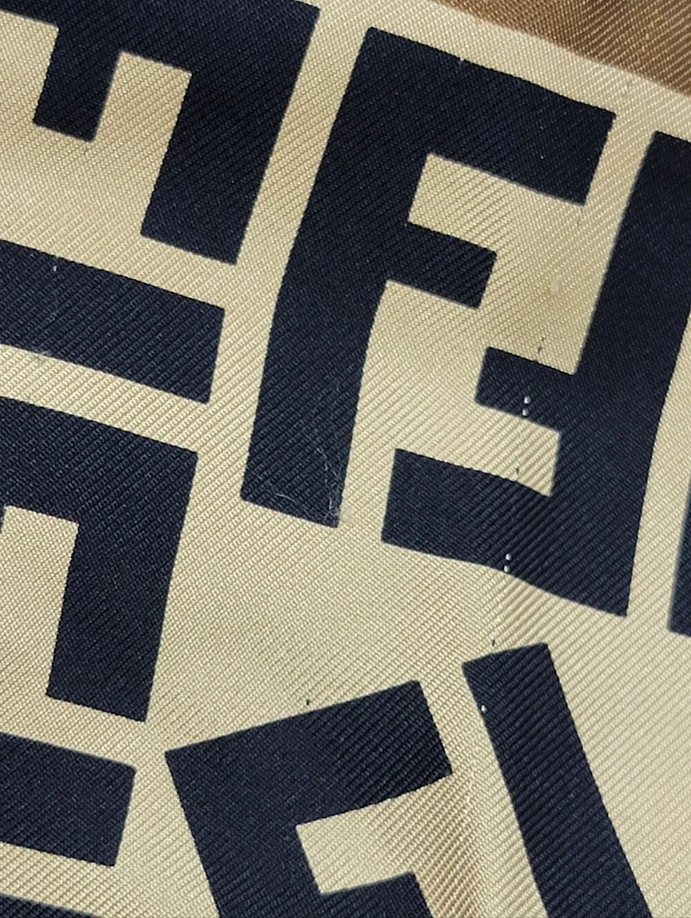 FENDI Roma FF 100% Silk Scarf
